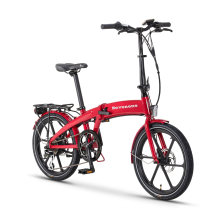 Mini bicicleta eléctrica de ciudad plegable 2019 con bicicleta eléctrica de carretera con motor trasero Bafang
